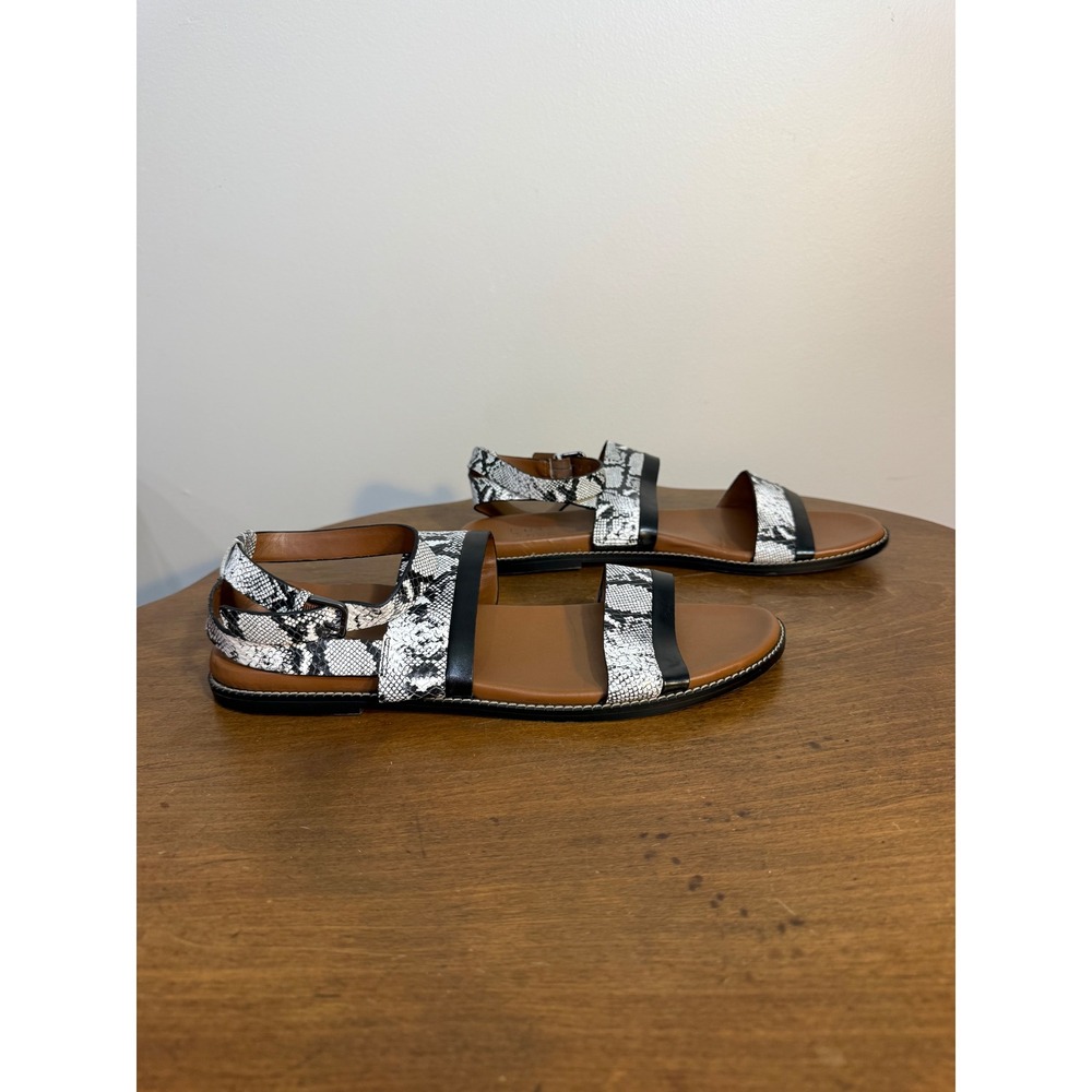 Naturalizer Kelsie Snake Print Flat Sandals Women's Size‎ 11M